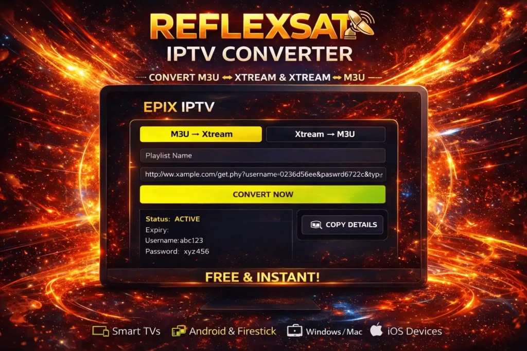 XTREAM CODE CONVERTER
